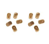 Huhudyy Lot de 10 autocollants à ongles NFC Flash LED à puce nue intelligente, lumière violette