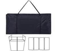 Huhumy Sac de transport pour cabine de DJ - Noir - Sac de transport renforcé - 117 x 55 x 12 cm