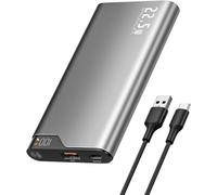Hui-Batterie Externe 10000mah 22.5w Charge Rapide,Batterie Portable Usb C Input&output,Power Bank Avec Affichage Led Compatible Avec Iphone Samsung Ipad Universel Voyage