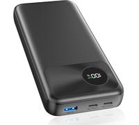 Hui-Batterie Externe 20000mah¿22,5w Power Bank 2 Usb C Entrée&sortie,1 Usb A Sortie Pour Iphone 16 15 14 13 12 11 Android Téléphone Tablettes,Chargeur Portable Charge Rapide Avec Led Digital