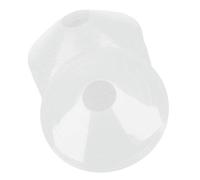 HUI JIN Lot de 12 cônes de marquage blancs en plastique pour le sport