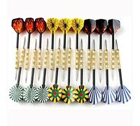 Hui Jin Lot de 18 fléchettes en acier inoxydable - 14 g