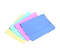 HUI JIN Lot de 6 serviettes de toilette multi-usages en PVA imitation chamois absorbantes pour voiture - 30 x 40 cm