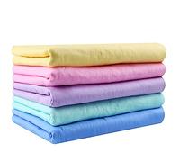 HUI JIN PVA Lot de 8 serviettes absorbantes imitation chamois 43 x 32 cm