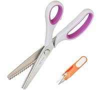 Hui Tong ciseau à cranter tissu Fort et tranchant Prise douce Antidérapant,Convient Pour Droitiers et Gauchers (Un total de 4 modèles)