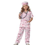 HUIACONG Daisy Stéthoscope Todder Costume de médecin pour enfants 3 à 4 ans avec bonnet chirurgical