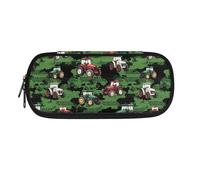 HUIACONG Trousse à crayons foKids - Esthétique - Pour enfants, Vert camouflage tracteur, Taille unique, Trousse à crayons