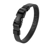 HUIANGLIYG Bracelet Homme,Bracelet Élégant en Cuir Véritable Noir pour Homme, Tressé À La Main, Style Décontracté, avec Fermoir, Style Punk Vintage, Idéal pour Un Usage Quotidien Ou Une Soir