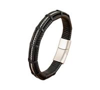HUIANGLIYG Gourmette Homme,Bracelet en Cuir Véritable pour Homme, Simple, en Cuir de Vache, avec Chaîne, Tressé, Empilable, Fait À La Main, Corde Tressée, Style Punk Vintage, Bijoux À Breloque