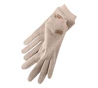 huiba Gants Thermiques, Thermique Respirant, Design en Forme de Coeur avec Doigt Plein Chaud Épaississement pour Moto de Vélo d'Hiver