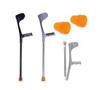 HUIBBGO Béquilles d'avant-Bras, Embouts en Caoutchouc antidérapants, béquilles pour Adultes, Soutien des Jambes après Une blessure ou Une opération, béquille de Marche pour Adultes, Charge