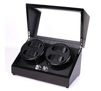 HUIBBGO Boîte à remontoirs pour Montres automatiques avec Compartiments de Rangement et Modes de Rotation Silencieux, Remontoir de Collection Watch Winder Collector 2, Coffret de Rangement