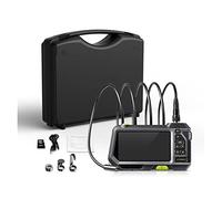 HUIBBGO Caméra d'égout 9 Pouces, Moniteur 20 m, caméra vidéo d'inspection de canalisations d'égout 17 mm, Carte SD 8 Go, DVR IP68, Endoscope Industriel pour canalisations d'égout, 8 LED étanches