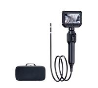 HUIBBGO Caméra endoscopique Industrielle 2 MP avec écran IPS 4,3 Pouces, Rotation à 360°, pour Inspection de canalisations Automobiles et Autres.