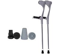 HUIBBGO Canne-béquille d'avant-Bras adaptée aux Personnes âgées et handicapées, légère, antidérapante, Hauteur réglable, Taille Adulte, pour Une Marche en Toute sécurité avec Assistance à