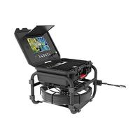 HUIBBGO Endoscopes, DVR 9" IPS Caméra d'inspection des canalisations d'égout 23 mm 1080p IP68 512 Hz Localisateur Endoscope Compteur avec Carte vidéo 16 Go 20/30/50/60 M