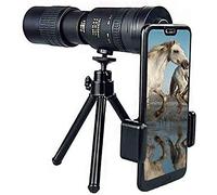 HUIBBGO Monoculaire Portable d'extérieur Haute Puissance HD, 10-300 x 40 mm, Zoom téléobjectif, avec trépied et Clip, Compatible avec la Plupart des Smartphones.