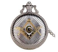 HUIBBGO Montre de Poche Vintage de Style Franc-maçonnique Britannique