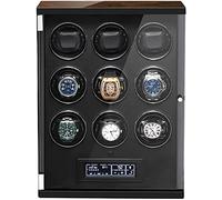 HUIBBGO Remontoir de Montre Automatique à écran Tactile LCD avec télécommande, éclairage, Moteur Silencieux et Coussins de Montre Flexibles pour Hommes et Femmes - Accessoire Cadeau