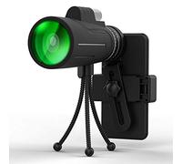 HUIBBGO Télescope monoculaire 16x50 - Monoculaire Haute définition Bak4 HD IPX7 étanche pour l'observation des Oiseaux, Le Camping, l'observation des Oiseaux pour Adultes, la Chasse en ple