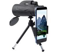 HUIBBGO Télescope monoculaire Higher Path Products, grossissement x12, Zoom Haute définition, avec Support pour téléphone et trépied, Prisme BAK4