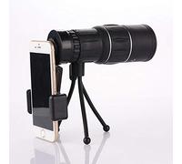 HUIBBGO Télescope monoculaire, monoculaire Haute Puissance HD 12X50 avec Support pour Smartphone et trépied, monoculaire étanche, lentille en Verre Optique entièrement Multicouche,