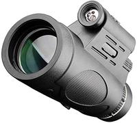 HUIBBGO Télescope monoculaire, télescope Haute définition 12x50, télescope monoculaire étanche, télescopes Transparents, Support pour Smartphone, trépied pour l'observation des Oiseaux, la