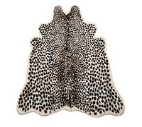 Huichenxing2021FURSTORE Tapis imitation guépard imprimé léopard 160 x 200 cm