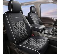 Huidasource Wrangler JK - Ensemble Complet de Housses de siège 2 Portes, Couverture complète Avant et arrière en Cuir pour Jeep Wrangler JK 2 Portes, Sahara Sport Rubicon 2007-2017 (Ensemble Complet