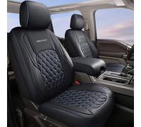 Huidasource Wrangler JK - Housses de siège de Voiture 2 Portes en Cuir imperméable, Protection de siège Avant et arrière, Ajustement personnalisé, pour Jeep Wrangler JK 2 Portes, Sahara Sport Rubicon