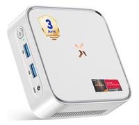Huidun H80 Mini PC, AMD Ryzen 3 3500U, 16GB RAM 512GB M.2 SSD Mini ordinateur, HDMI + DP Double écran 4K / WiFi 6 / BT 5.2 / USB / LAN, Affaires /