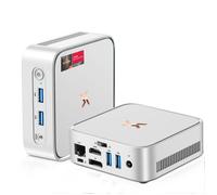 Huidun H80 Mini PC, AMD Ryzen 3 3500U, 16GB RAM 512GB M.2 SSD Mini ordinateur, HDMI + DP Double écran 4K / WiFi 6 / BT 5.2 / USB / LAN, Affaires /