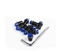 HUIGAR Visserie pour Bulle Moto pour Suzuki GSXR600 GSXR750 GSXR1000 K1 K3 K5 K6 K7 K8 K9 K11 Boulons De Pare-Brise De Moto Fixation par Écrou(Bleu)