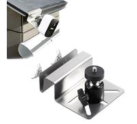 Huiguli Support de Gouttière en Acier Inoxydable, pour Security SoloCam S340, Caméras Support Annulaire Réglable à 360 Degrés, Installation sans Perçage, Vis Antirouille