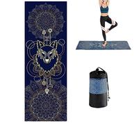 Huihuijia Serviette de Yoga Antidérapante pour Yoga Chaud et Fitness - Couverture Tapis Non Slip, Small