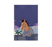 HUIHUO BoJack Horseman Poster de dessin animé The Funniest And Saddest Comedy Poster d'art mural sur toile pour salon, chambre à coucher, 20 x 30 cm
