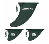 HUIIKE Aileron Paddle Gonflable Pack de 3 Detáchable Aileron pour Paddle Aérodynamique avec Verrouillage de Sécurité, Accessoires Planche Gonflable | Paddleboard Sun Fin Installation sans Outil