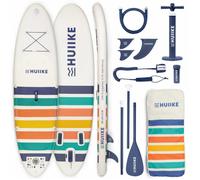 HUIIKE Paddle Gonflable Adulte 10' et Jusqu'à 130 kg, Accessoires Inclus | SUP Convertible en Kayak avec Pagaie, Pompe, Ailerons, Leash, Sac à Dos. Stand Up Paddle Board Grande Stabilité et Résistance
