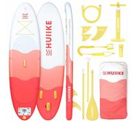 HUIIKE Paddle Gonflable Adulte 10' Cherry avec Essential Accessoires. Stand Up Paddle Stable Convertible en Kayak Supporte 130 kg