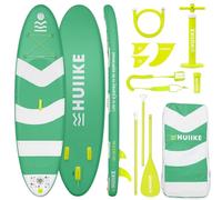 HUIIKE Paddle Gonflable Adulte 10' et Jusqu'à 130 kg, Accessoires Inclus | SUP Convertible en Kayak avec Pagaie, Pompe, Ailerons, Leash, Sac à Dos. Stand Up Paddle Board Grande Stabilité et Résistance