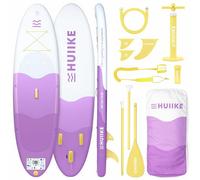 HUIIKE Paddle Gonflable Adulte 10' et Jusqu'à 130 kg, Accessoires Inclus | SUP Convertible en Kayak avec Pagaie, Pompe, Ailerons, Leash, Sac à Dos. Stand Up Paddle Board Grande Stabilité et Résistance