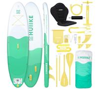 HUIIKE Paddle Gonflable Adulte 10' et Jusqu'à 130 kg, Accessoires Inclus | SUP Convertible en Kayak avec Pagaie, Pompe, Ailerons, Leash, Sac à Dos. Stand Up Paddle Board Grande Stabilité et Résistance