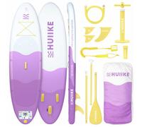 HUIIKE Paddle Gonflable Adulte 10' Grape avec Essential Accessoires. Stand Up Paddle Stable Convertible en Kayak Supporte 130 kg