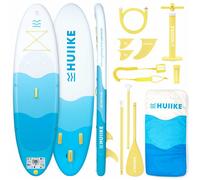 HUIIKE Paddle Gonflable Adulte 10' Myrtille avec Essential Accessoires. Stand Up Paddle Stable Convertible en Kayak Supporte 130 kg
