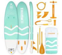 HUIIKE Paddle Gonflable Adulte 10' et Jusqu'à 130 kg, Accessoires Inclus | SUP Convertible en Kayak avec Pagaie, Pompe, Ailerons, Leash, Sac à Dos. Stand Up Paddle Board Grande Stabilité et Résistance