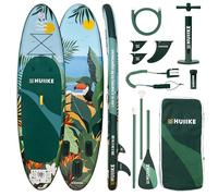 HUIIKE Paddle Gonflable Adulte avec Accessoires Inclus, Pagaie, Ailerons, Pompe. Planche de Stand Up Paddle Grande Stabilité et Résistance. 305 x 84 x 15 cm, Jusqu'à 130 kg