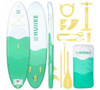 HUIIKE Paddle Gonflable Adulte avec Accessoires Inclus, Pagaie, Ailerons, Pompe. Planche de Stand Up Paddle Grande Stabilité et Résistance. 305 x 84 x 15 cm, Jusqu'à 130 kg