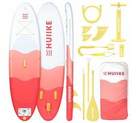 HUIIKE Paddle Gonflable Adulte avec Accessoires Inclus, Pagaie, Ailerons, Pompe. Planche de Stand Up Paddle Grande Stabilité et Résistance. 305 x 84 x 15 cm, Jusqu'à 130 kg