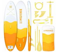 HUIIKE Paddle Gonflable Adulte avec Accessoires Inclus, Pagaie, Ailerons, Pompe. Planche de Stand Up Paddle Grande Stabilité et Résistance. 305 x 84 x 15 cm, Jusqu'à 130 kg