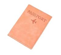 HUIJIQX Étui de passeport d'avion pour femmes et hommes, étui de passeport de voyage, porte-passeport, porte-monnaie pour fille, rose, Taille unique